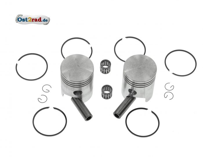 Kolbenset inkl. Nadellager JAWA 638, 639, 640 Größe 58,50mm