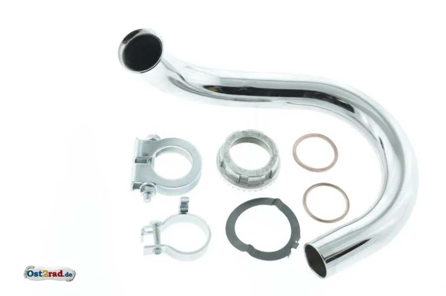 Krümmer SET SIMSON Roller SR50 SR80 28mm, Standart - offen Krümmer SET SIMSON Roller SR50 SR80 28mm, Standart - offen