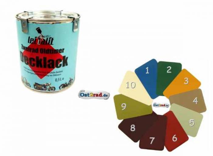 Lackfarbe, Decklack SIMSON Leifalit 0,5L, Alabasterweiß