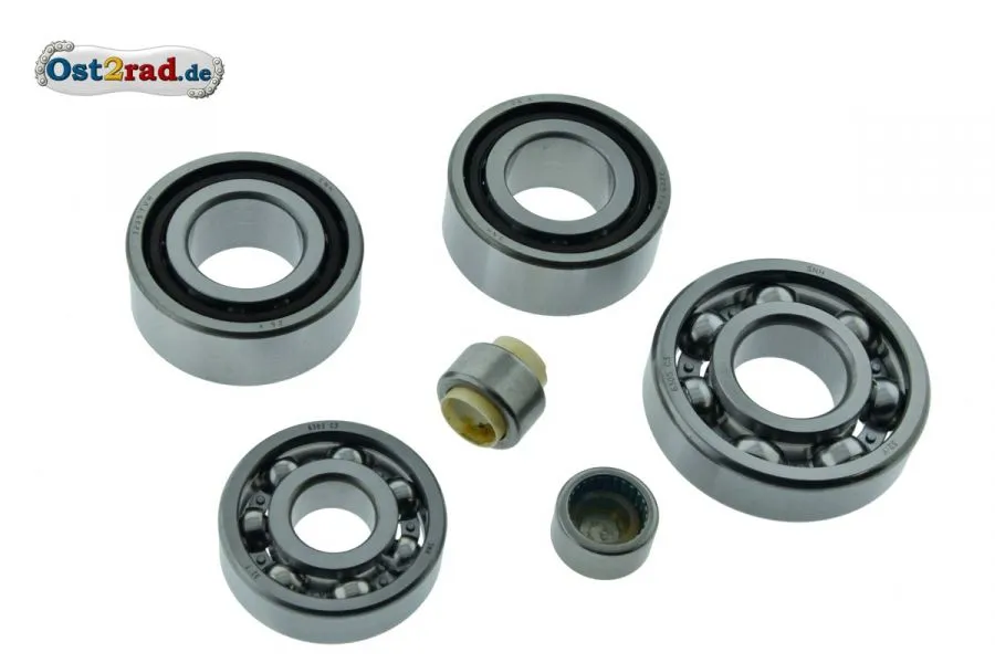 Lagersatz Motor JAWA 638 639 640 inkl. Nadellager Lagersatz Motor JAWA 638 639 640 inkl. Nadellager