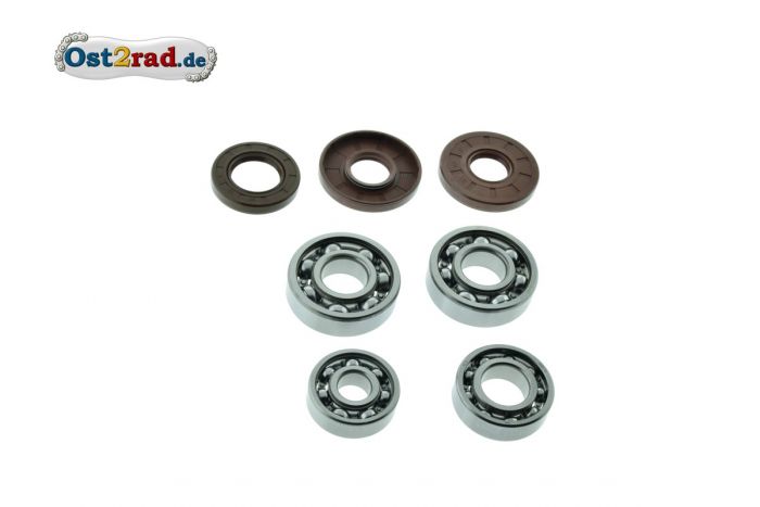 Bearing set with sealing rings JAWA 354/360