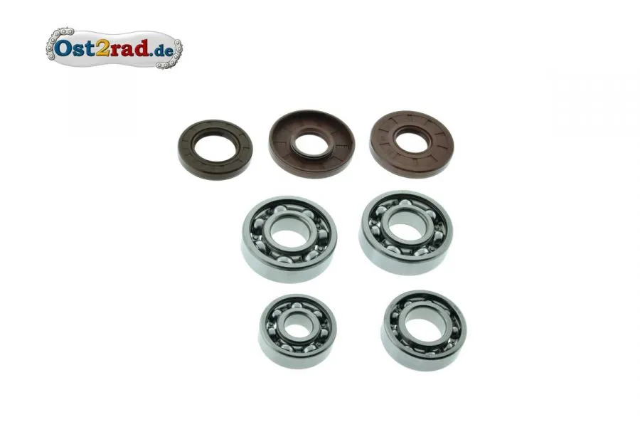 Lagersatz mit Simmeringe JAWA 354/360 Lagersatz mit Simmeringe JAWA 354/360