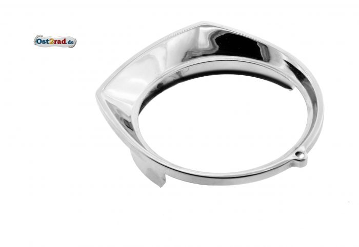 Lampenring mit Kante verchromt CZ 175 Typ 477