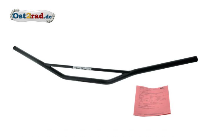 Lenker Tommaselli schwarz Simson Cross/Enduro mit Strebe