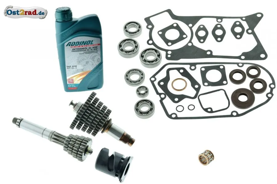 Mega Umbausatz 5-Gang Getriebe für Simson S51 SR50 KR51/2 KOMPLETT FKM braun Mega Umbausatz 5-Gang Getriebe für Simson S51 SR50 KR51/2 KOMPLETT FKM braun