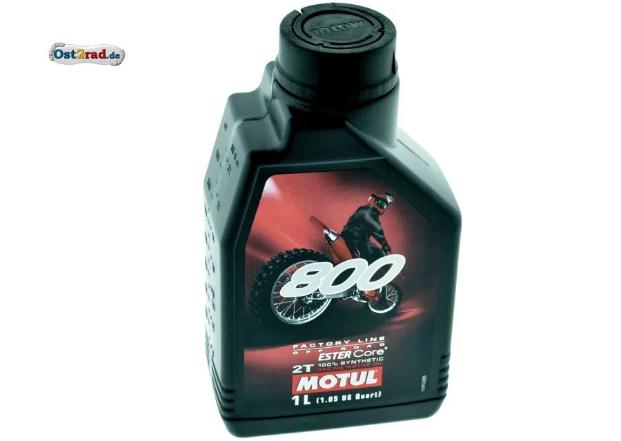 Motul 800 vollsynthetisches 2-takt Öl mit Ester, 1 Liter Motul 800 vollsynthetisches 2-takt Öl mit Ester, 1 Liter