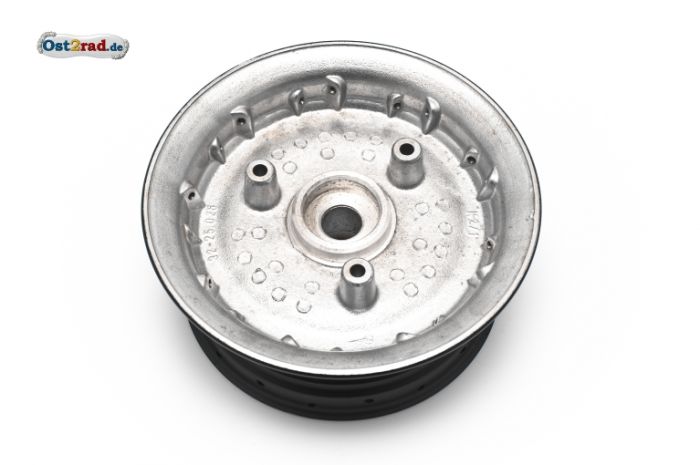 Radnabe hinten Trommelbremse passend für MZ ETZ 125 150 schwarz