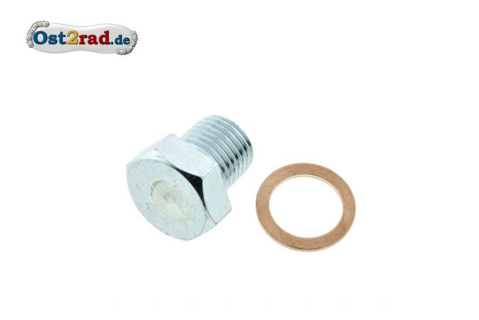 Ölablassschraube mit Dichtung und Magnet für Simson S51, SR50, KR51/2