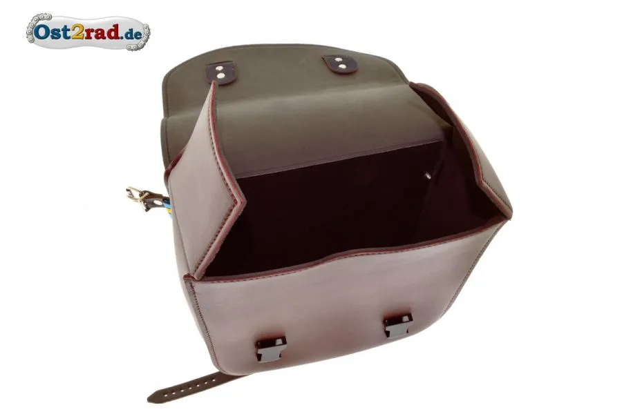 Oldtimer-Tasche BRAUN für Seitengepäckträger für Simson, MZ, universal Oldtimer-Tasche BRAUN für Seitengepäckträger für Simson, MZ, universal