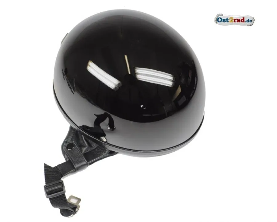Helm Oldtimer Halbschale schwarz Helm Oldtimer Halbschale schwarz