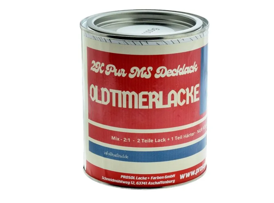 Oldtimerlack ES250 2K PUR-MS-Decklack Metallik-Grün Originalfarbton - Mix