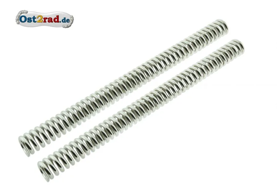 PAAR Druckfeder Telegabel Simson SR1 SR2 SR2E Spatz Glanznickel PAAR Druckfeder Telegabel Simson SR1 SR2 SR2E Spatz Glanznickel