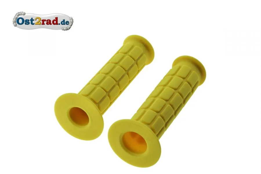 Paar Lenkergriffgummi S50 S51 SR50 MZ GELB, 1. Qualität Paar Lenkergriffgummi S50 S51 SR50 MZ GELB, 1. Qualität