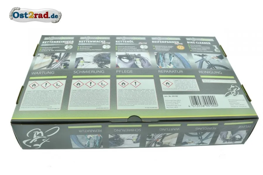 Petec Bike Line Pflegeset mit Schlauchschal Petec Bike Line Pflegeset mit Schlauchschal
