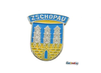 Plakette Emblem Zschopau passend für MZ RT gewölbt