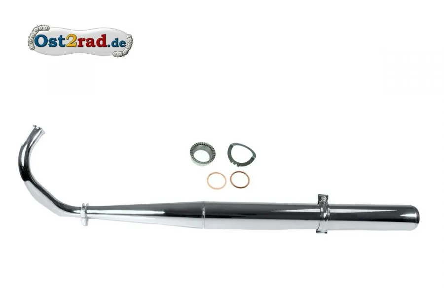 RACING Auspuff SET für Simson S50 S51 mit Konus und Doppelrohr RACING Auspuff SET für Simson S50 S51 mit Konus und Doppelrohr