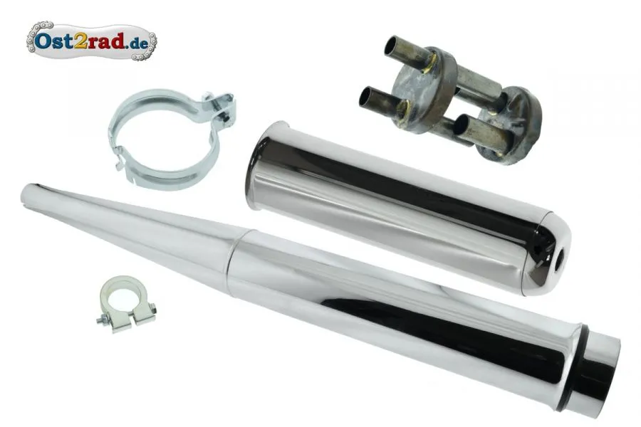 Auspuff RACING für Simson S50 S51 SR50 KR51/2, verbessert 28mm