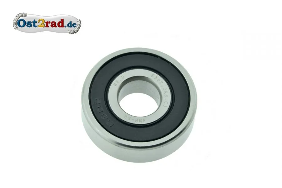 Radlager 1 Stück 6302 2RS mit Gummidichtung passend für MZ Jawa CZ Radlager 1 Stück 6302 2RS mit Gummidichtung passend für MZ Jawa CZ