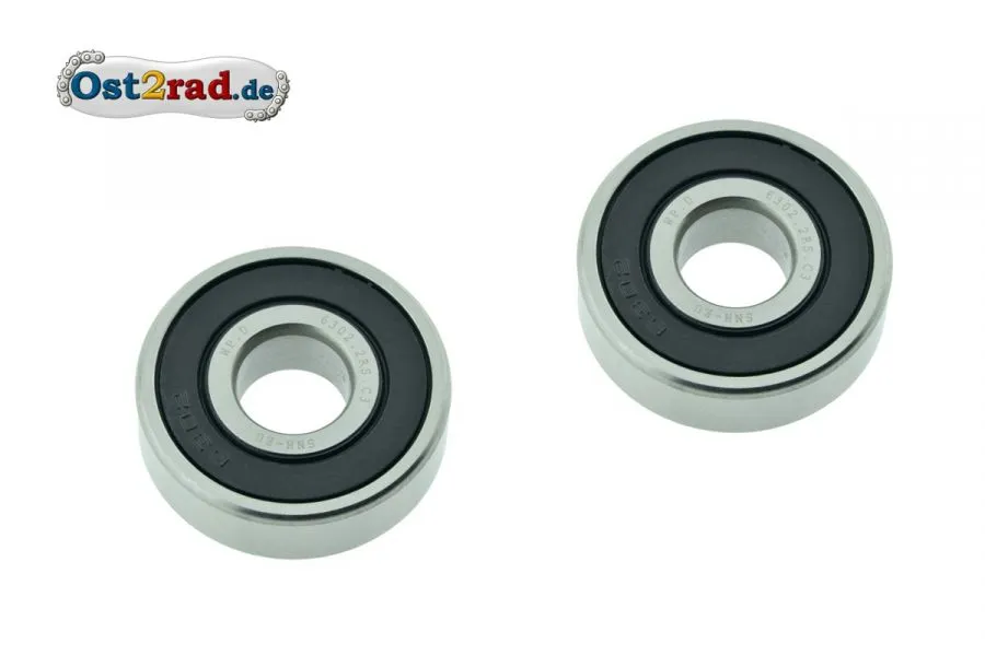 Radlager 2 Stück 6302 2RS mit Gummidichtung passend für MZ Jawa CZ Radlager 2 Stück 6302 2RS mit Gummidichtung passend für MZ Jawa CZ