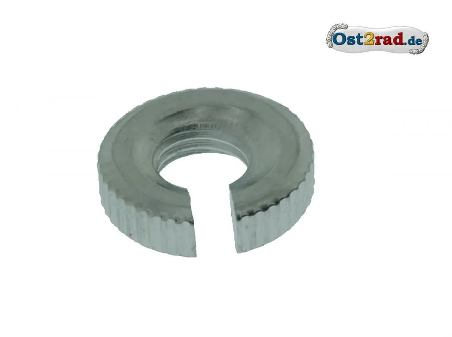 Rändelmutter M8x1 Bremszug hinten passend für MZ ES ETS TS 125 150 Rändelmutter M8x1 Bremszug hinten passend für MZ ES ETS TS 125 150