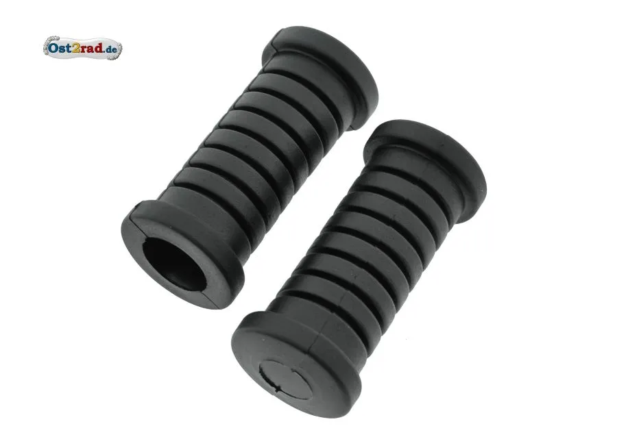 Fußrastengummi SET schwarz S50 S51 S53 neue Optik, kurz, dt. Produktion Fußrastengummi SET schwarz S50 S51 S53 neue Optik, kurz, dt. Produktion
