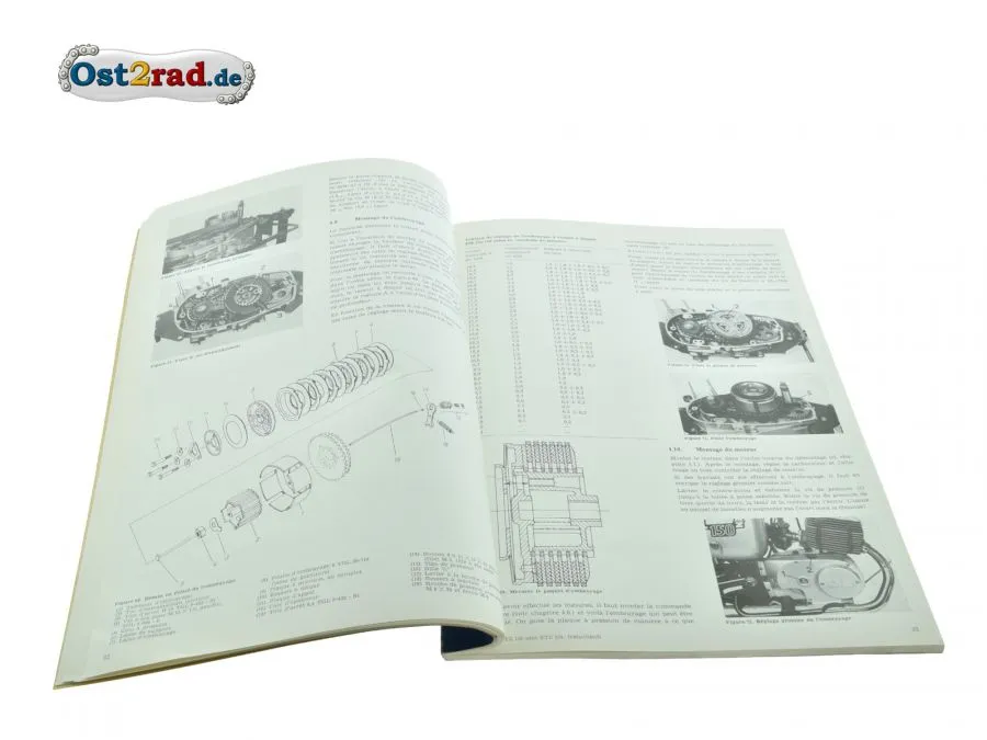 Reparaturhandbuch FRANZÖSISCH passend für MZ ETZ125, 150, 251 Reparaturhandbuch FRANZÖSISCH passend für MZ ETZ125, 150, 251