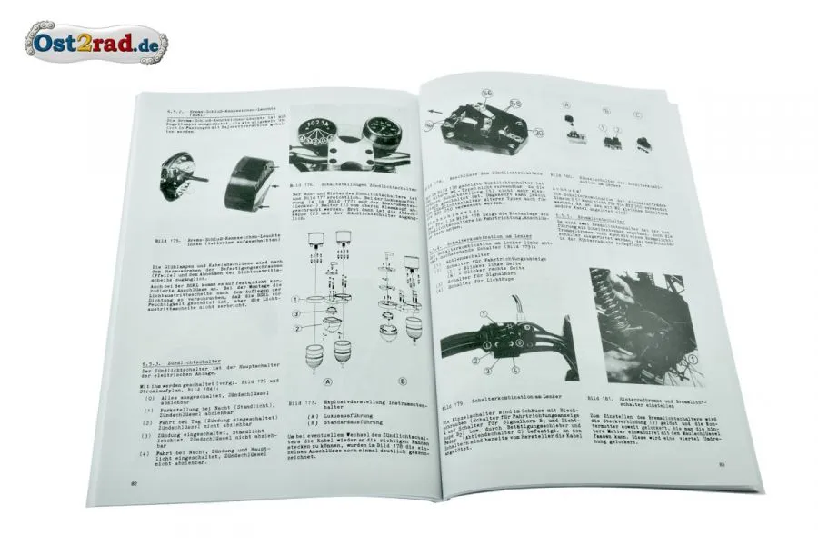 Reparaturhandbuch passend für MZ ETZ250 Reparaturhandbuch passend für MZ ETZ250
