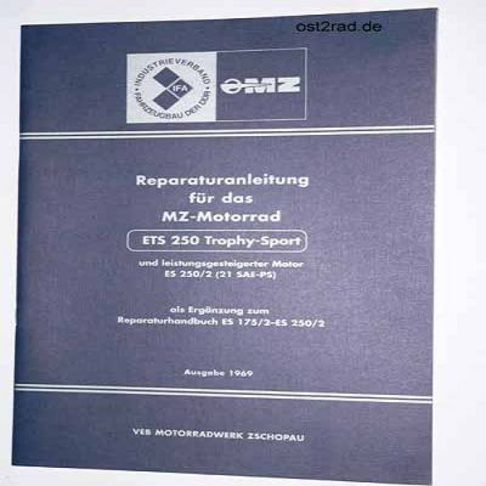 Reparaturanleitung passend für MZ ETS 250