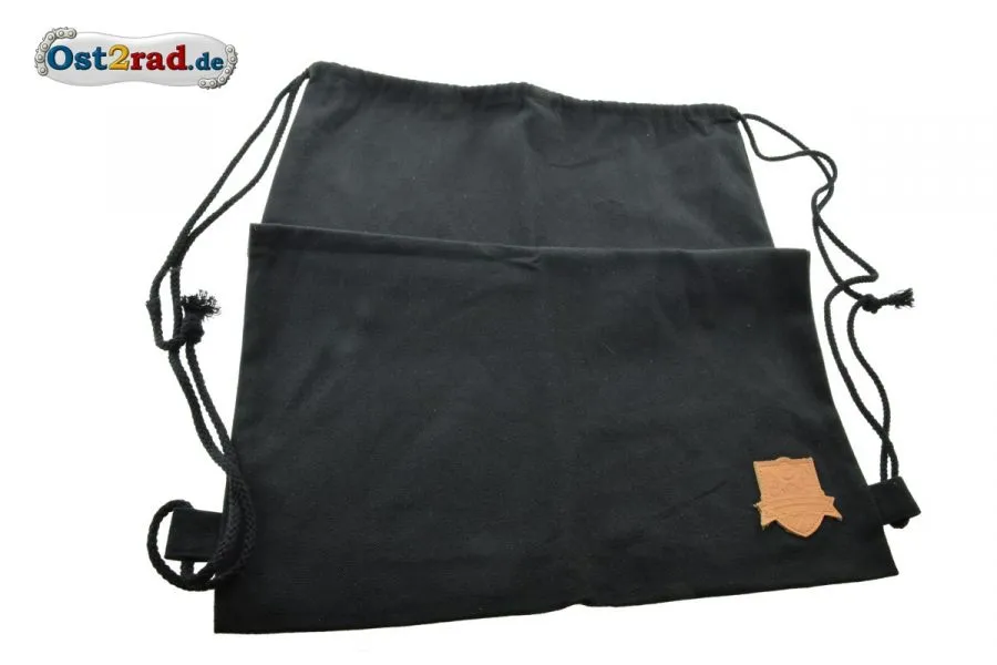 Retro-Sportbeutel Simson schwarz Laderpatch aus Baumwolle Retro-Sportbeutel Simson schwarz Laderpatch aus Baumwolle