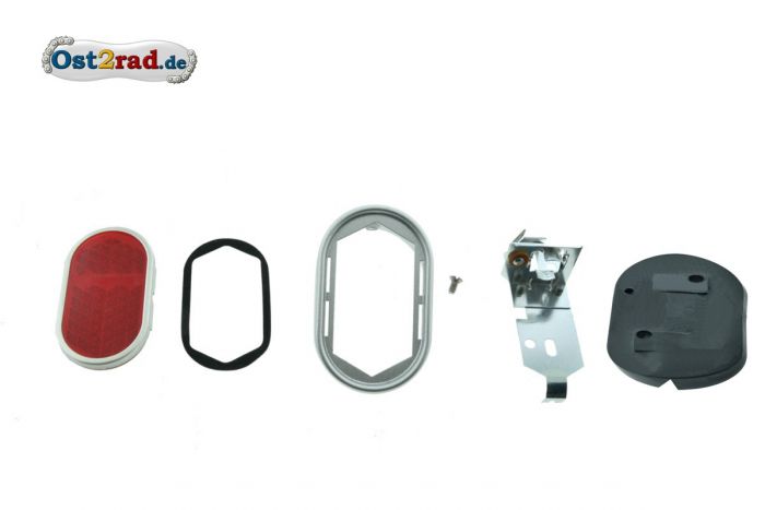 Rücklicht für Simson KR50 komplett, mit Unterlage und E-Zulassung