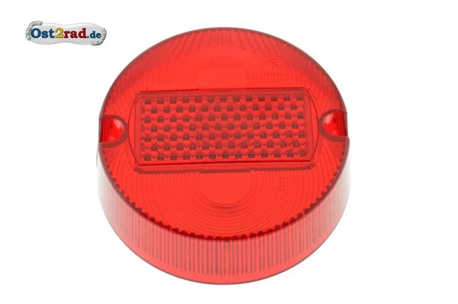 Rücklichtkappe KLEIN rund, für MZ und SIMSON, 2 Schrauben E-geprüft, PMMA Rücklichtkappe KLEIN rund, für MZ und SIMSON, 2 Schrauben E-geprüft, PMMA