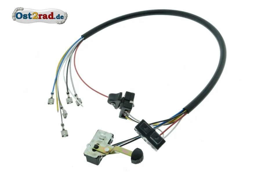 Schalter MIT Kabelbaum für Schalterkombination MZ, ETZ 125 150 250 Schalter MIT Kabelbaum für Schalterkombination MZ, ETZ 125 150 250