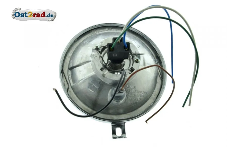Scheinwerfereinsatz, Reflektor Klarglas für Simson S50 S51 mit Ring Scheinwerfereinsatz, Reflektor Klarglas für Simson S50 S51 mit Ring