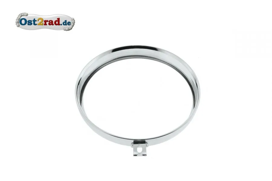 Scheinwerferring Chrom für Simson S51 S70 Lampenring, neuer Typ schmal