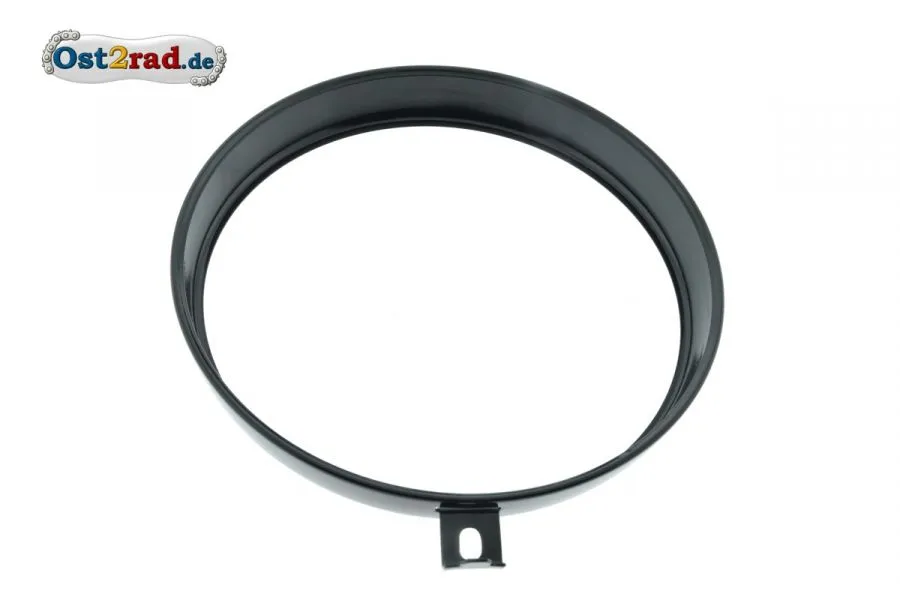 Lampenring schwarz für MZ ETZ 125 150 250 251 Pulverbeschichtet