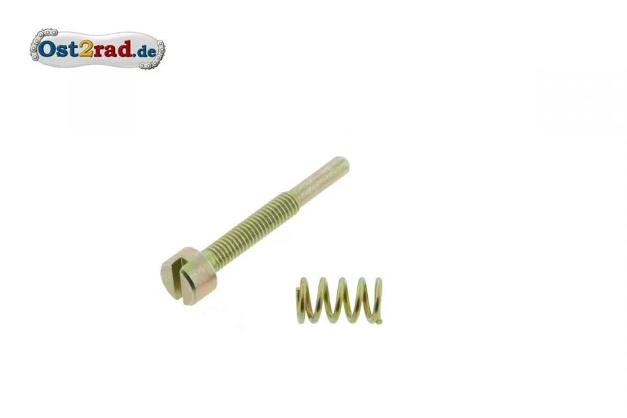 Schieber, Standgas Schraube mit Feder Vergaser SR1, SR2