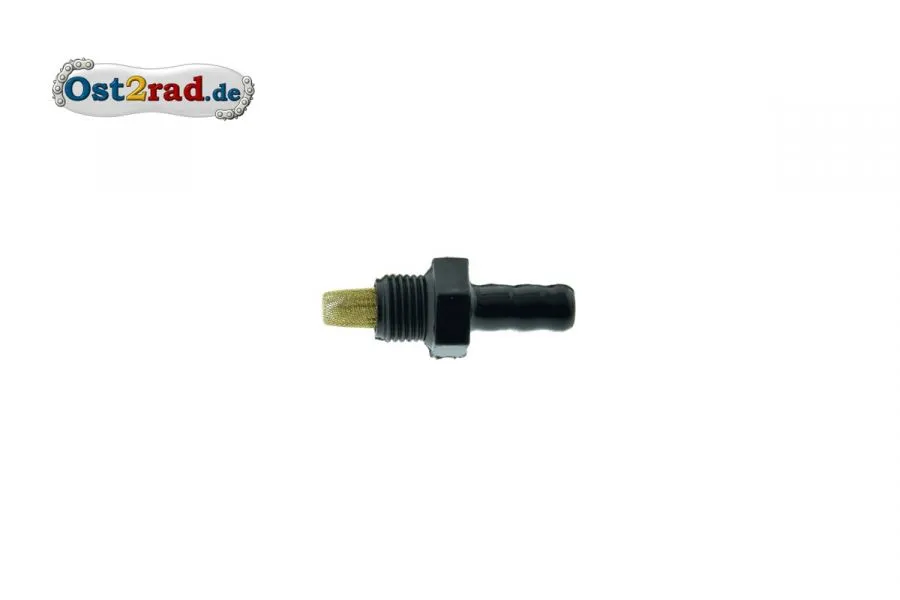 Schlauchanschluss passend für MZ SIMSON IWL 6mm mit Sieb Schlauchanschluss passend für MZ SIMSON IWL 6mm mit Sieb