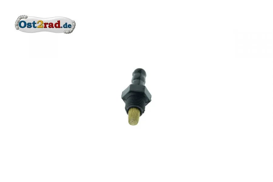 Schlauchanschluss passend für MZ SIMSON IWL 6mm mit Sieb Schlauchanschluss passend für MZ SIMSON IWL 6mm mit Sieb