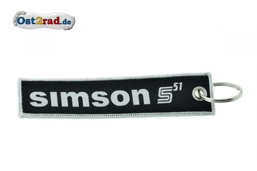 Schlüsselanhänger schwarz SIMSON S51 Schlüsselanhänger schwarz SIMSON S51