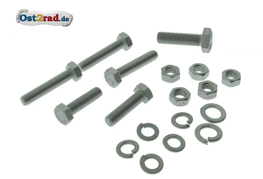 Schraubensatz Fahrgestell Auspuffanlage TS 250 250/1 - Edelstahl Schraubensatz Fahrgestell Auspuffanlage TS 250 250/1 - Edelstahl