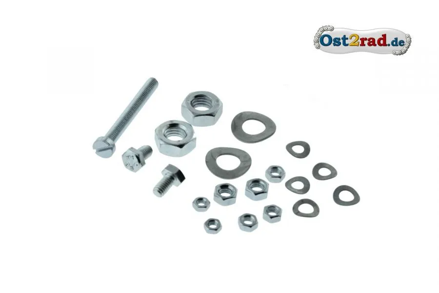 Schraubensatz Fahrgestell Vordergabel Schutzblech SIMSON SR1 Schraubensatz Fahrgestell Vordergabel Schutzblech SIMSON SR1