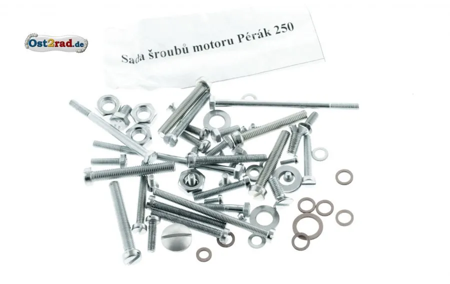 Schraubensatz Motor JAWA Perak 250 Typ 11 Schraubensatz Motor JAWA Perak 250 Typ 11