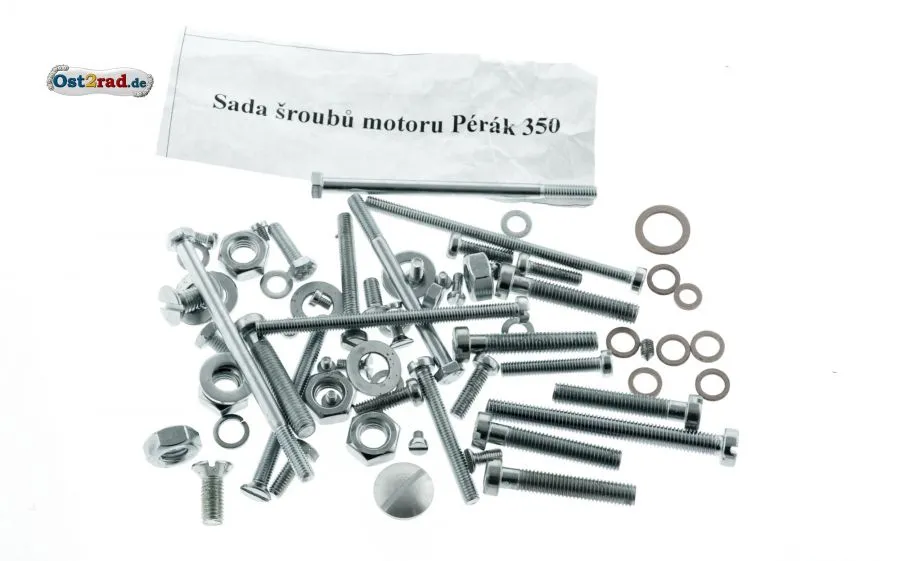 Schraubensatz Motor JAWA Perak 350 Typ 18 Schraubensatz Motor JAWA Perak 350 Typ 18