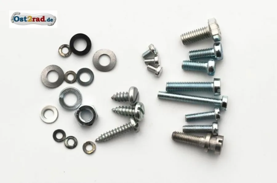 Schraubensatz Elektrische Anlage Elektrik-Kleinteile Scheinwerfer Blinkgeber SIMSON Schwalbe Schraubensatz Elektrische Anlage Elektrik-Kleinteile Scheinwerfer Blinkgeber SIMSON Schwalbe