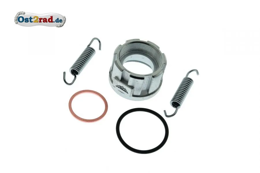 SET Kalotte mit Kleinteilen für Krümmer/ RESO-Auspuff mit Kugelflansch SET Kalotte mit Kleinteilen für Krümmer/ RESO-Auspuff mit Kugelflansch