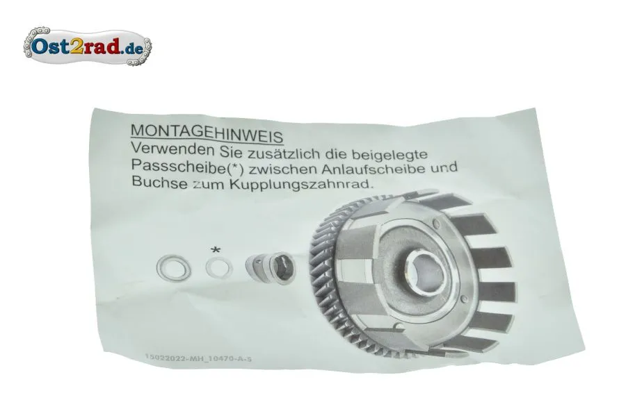 SET Kupplungskorb und Antriebsritzel Simso S50 Vogelserie
