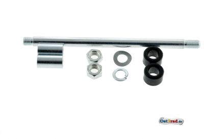 SET Schwingenbolzen für SIMSON S50 S51 S53, GUMMI-Buchsen