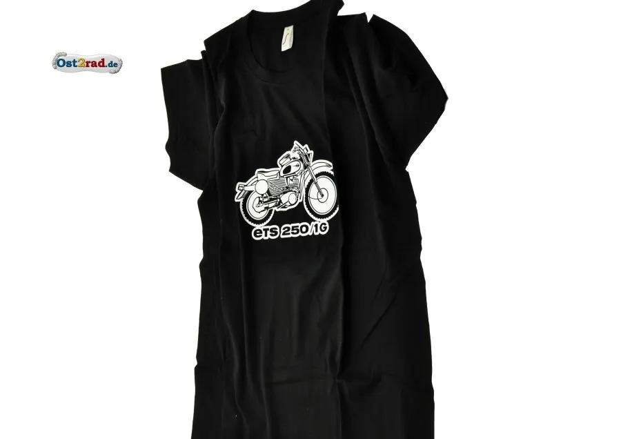 T-Shirt passend für MZ ETS 250-1 Geländesport schwarz