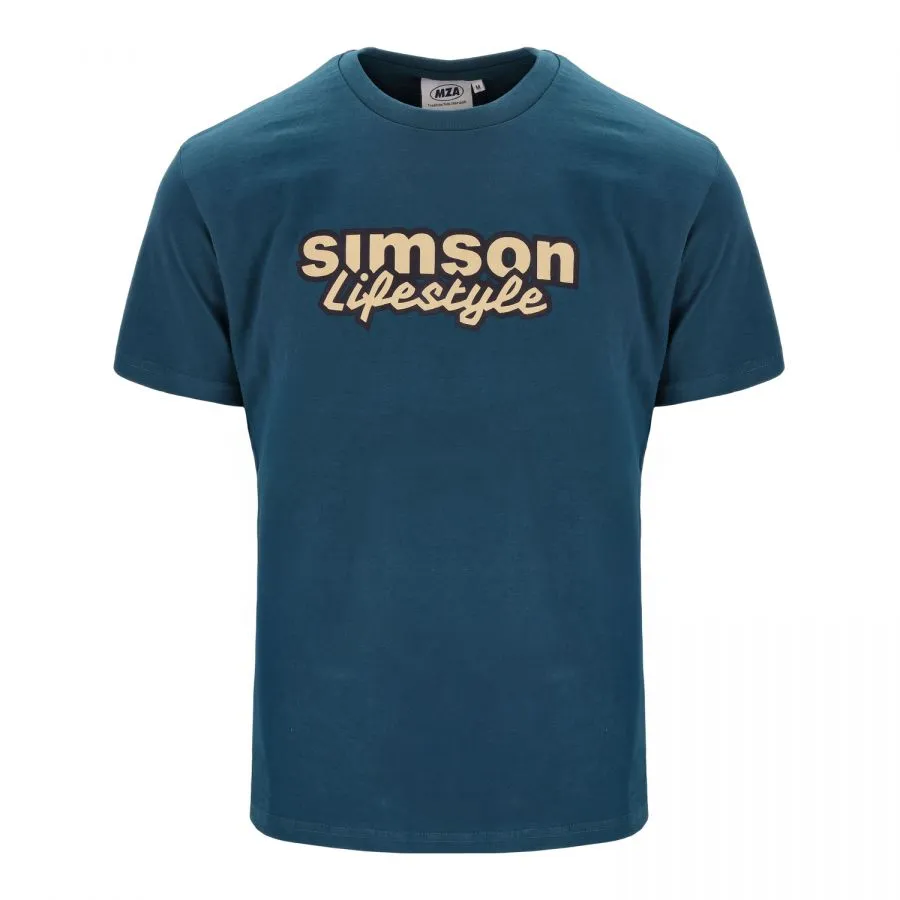 T-Shirt SIMSON Lifestyle petrol blau T-Shirt SIMSON Lifestyle petrol blau