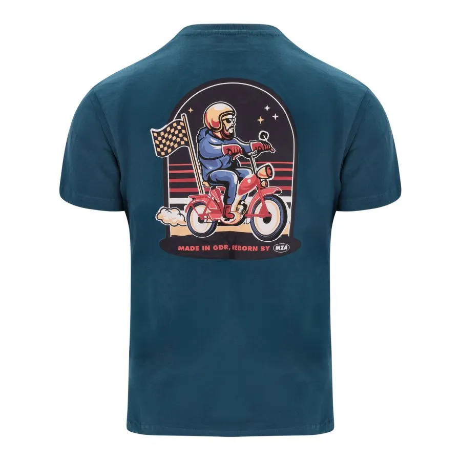T-Shirt SIMSON Lifestyle petrol blau T-Shirt SIMSON Lifestyle petrol blau